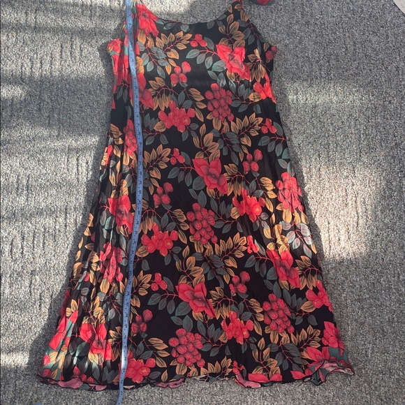Vintage Rainbow Jo Vibrant Floral Dress - Picture 6 of 7